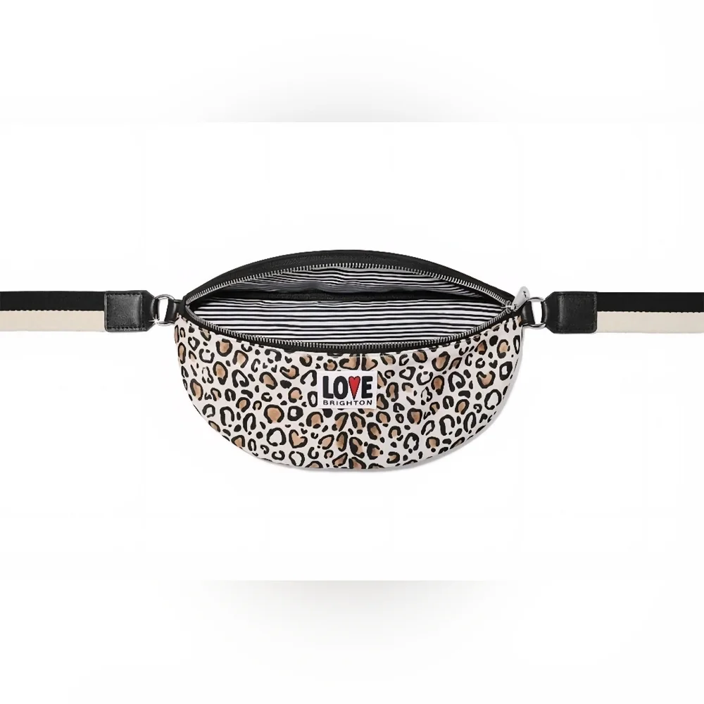 Brighton Love Leopard Print Crossbody